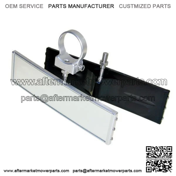 Axia Alloys Aluminum 9" Panoramic Mirror & Clamp Polaris Yamaha Kawasaki For: More than one vehicle
