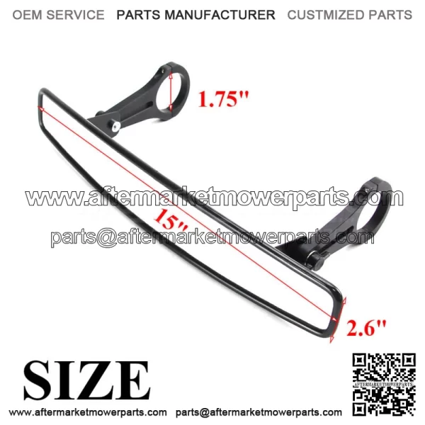 UTV Rear View Center Mirror For 1.75" Roll Bar CANAM MAVERICK Commander 800 1000 For: More than one vehicle - Image 3