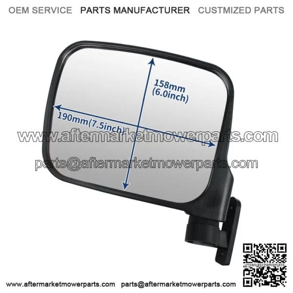 2pcs LH&RH Side Rear View Mirrors Compatible with Kawasaki Teryx 800 2016-2023 For: More than one vehicle - Image 2