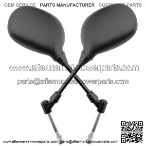 Plastic Mirror Pair Black for Peugeot Kisbee 50 Vivacity 50