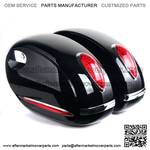 Hard Plastic Motorcycle Side Box For Harley Davidson - Image 2