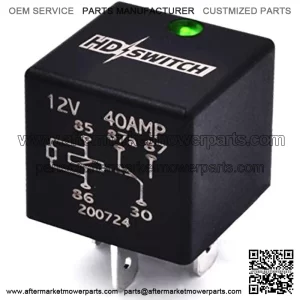 Waterproof Relay w/LED Indicator Light Upgrade Replaces John Deere 1023E 1025R 1026R 2305 2320 2520 3025E 3033R 3036E 3038 3039R 3045R 3046R 3120 3203 3320 3520 3720 Tractor - Dielectric Grease