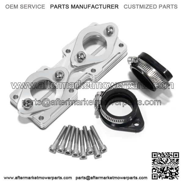 Billet Intake Manifolds Kit 26mm 28mm 33mm 34mm 35mm Carbs Carburetors Yamaha Banshee 350 - Image 2