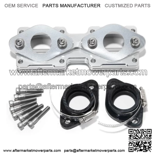 Billet Intake Manifolds Kit 26mm 28mm 33mm 34mm 35mm Carbs Carburetors Yamaha Banshee 350 - Image 5