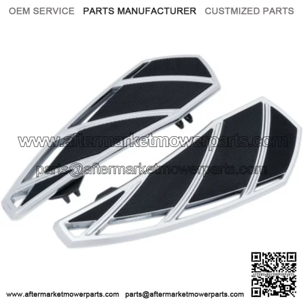 Kuryakyn Chrome Phantom Driver Footboards Floorboards Harley Touring Softail 83+ (For: Harley-Davidson)