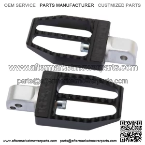 Thrashin Supply Black Front Militant Aluminum Footpegs 2018+ Harley Softail (For: Harley-Davidson)