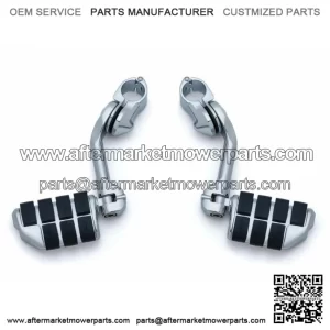 Kuryakyn Chrome 1.25 Engine Guard Long Arm Dually ISO Highway Pegs Harley Honda (For: Harley-Davidson)