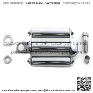 Flat Chrome Round Kick Starter Pedal Replica Replacement Harley Ironhead FL FX (For: Harley-Davidson)
