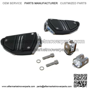 CIRO Twin Rail Chrome Driver Footrests Foot Pegs Floorboards Harley 18+ Softail (For: Harley-Davidson)