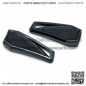 Kuryakyn Black Phantom Foot Pegs Highway Pegs Harley Metric Universal OEM Mounts (For: Harley-Davidson)