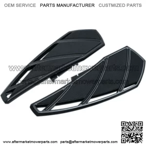 Kuryakyn Black Phantom Driver Footboards Floorboards Harley Softail 2018-20 FL (For: Harley-Davidson)