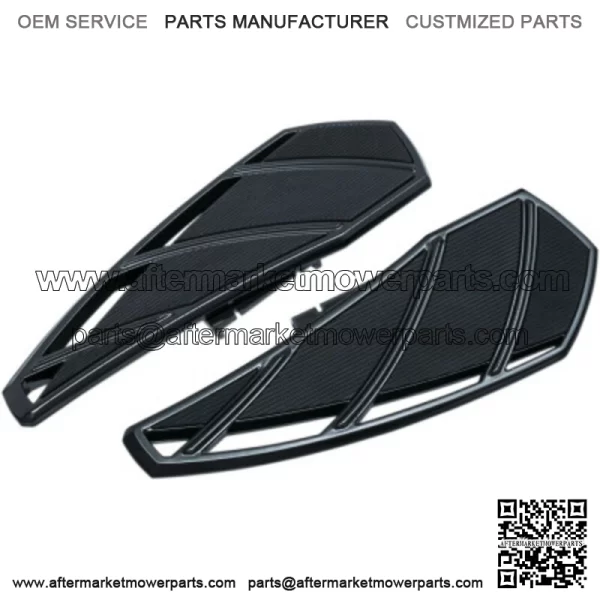 Kuryakyn Black Phantom Driver Footboards Floorboards Harley Softail 2018-20 FL (For: Harley-Davidson)