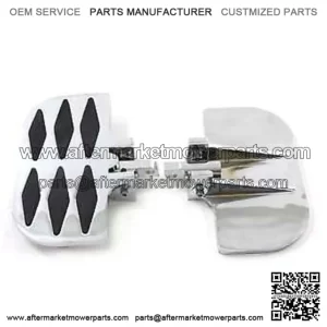 Chrome Diamond Mini Floorboards Footrests Footpegs Harley Softail Dyna Sportster (For: Harley-Davidson)