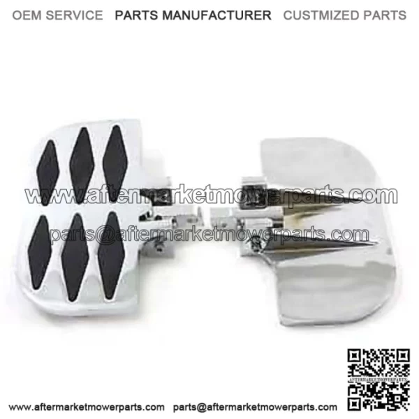 Chrome Diamond Mini Floorboards Footrests Footpegs Harley Softail Dyna Sportster (For: Harley-Davidson)