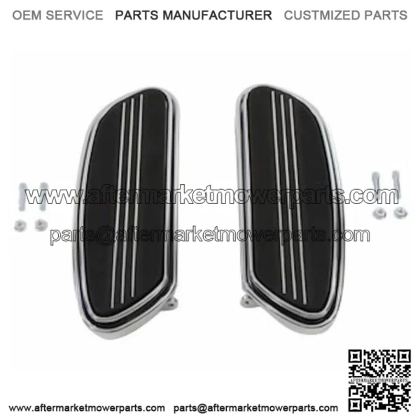 Chrome Streamliner Footboards Floorboards Harley Softail Touring Bagger Dresser (For: Harley-Davidson)