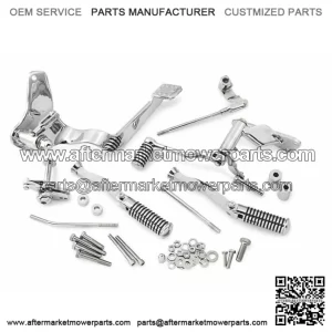 Complete Chrome Forward Controls Control Kit With Foot Pegs Footpegs Harley FXR (For: Harley-Davidson)
