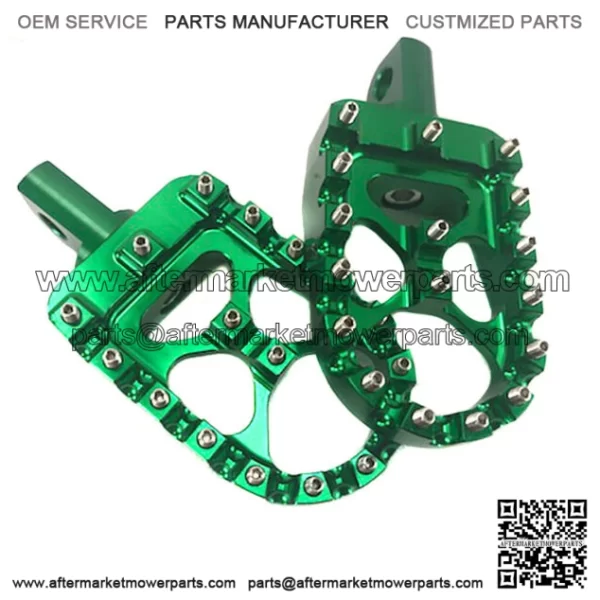 ACM Green Aluminum MX Motorcycle Platform Foot Peg Harley Dyna Sportster Softail (For: Harley-Davidson)
