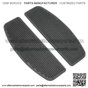 Driver Floorboard Foot Board Black Rubber Insert Harley Touring 06-20 50614-06 (For: Harley-Davidson)