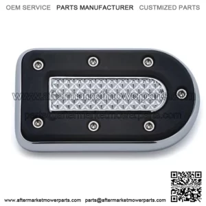 Kuryakyn Chrome Heavy Industry Brake Pedal Pad Harley FL Touring Softail Dyna (For: Harley-Davidson)