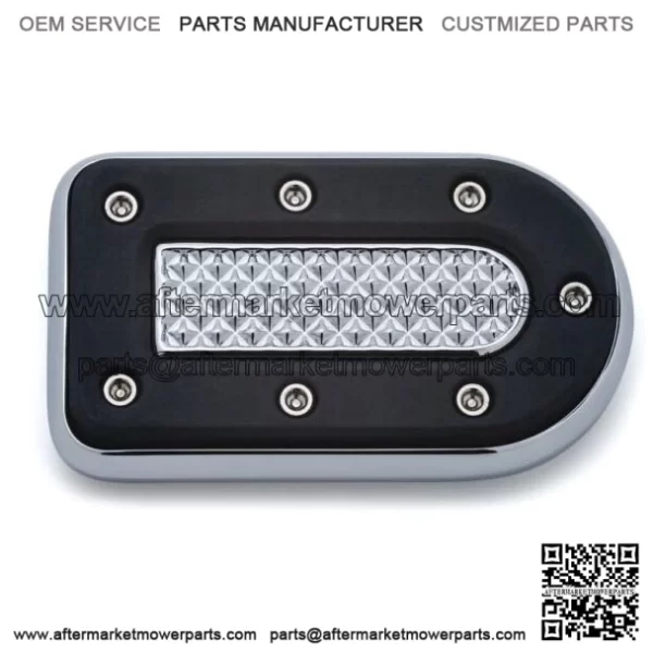 Kuryakyn Chrome Heavy Industry Brake Pedal Pad Harley FL Touring Softail Dyna (For: Harley-Davidson)
