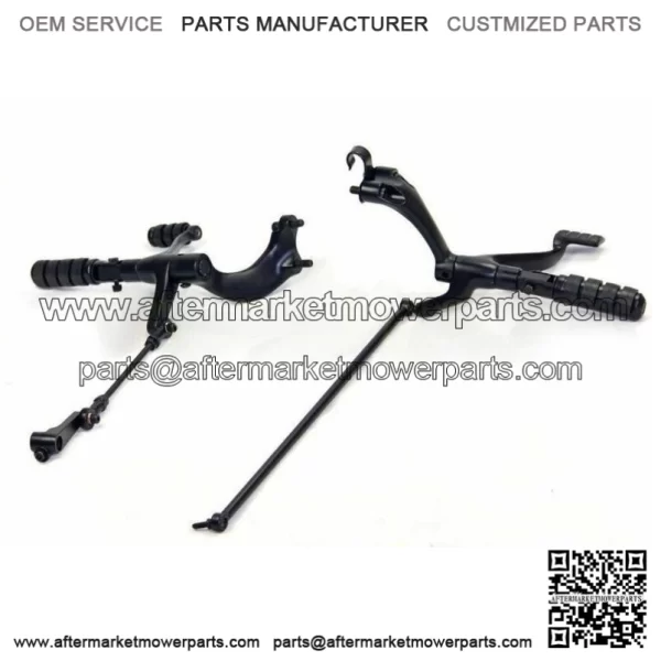 Black Forward Controls Control Kit Footpeg Set 2004-2013 Harley Sportster (For: Harley-Davidson)