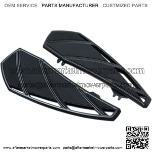 Kuryakyn Black Phantom Driver Footboards Floorboards Harley Touring Softail 83+ (For: Harley-Davidson)