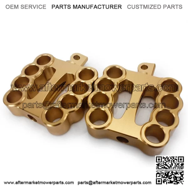 Motorcycle Foot Pegs Footrests for Harley Davidson Dyna Spoester - Image 5