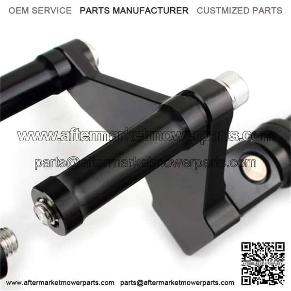 CNC Billet Motorcycle Passenger Adjustable Foot Rest For Harley - Image 4