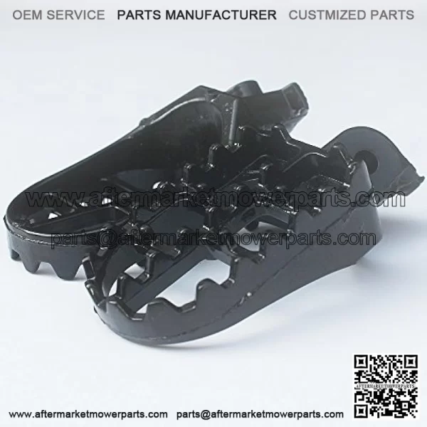 Foot Pegs Footrest For Yamaha YZ125 YZ250 PW50 PW80 BW80 DT50 RT100 RT180 TT225S TT225T TTR110 TTR90 TW200 WR200 250 500 XT225 XT250 XT350 Dirt bike Aluminum Black Color - Image 3