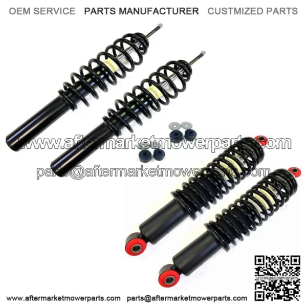 Full Set 4 Coil-Over Shock Absorbers Fit John Deere Gator HPX, HPX 615E 815E (For: John Deere Gator HPX HPX815E)