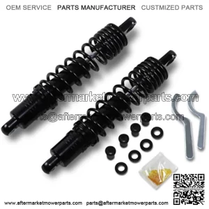 Black 13" Rear Coil Shocks Adjustable Harley Sportster XL FXR Nitrogen Gas 86-03 (For: Harley-Davidson)