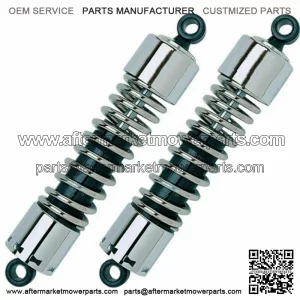 Progressive 412 Shocks Pair 13" Heavy Duty Chrome Rear Harley XL Sportster 04-21 (For: Harley-Davidson)