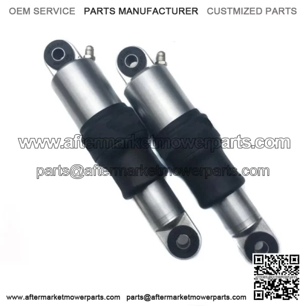 Dirty Air Raw Rear Aluminum Air Ride Shocks Suspension Pair 2001-17 Harley V-Rod (For: Harley-Davidson)