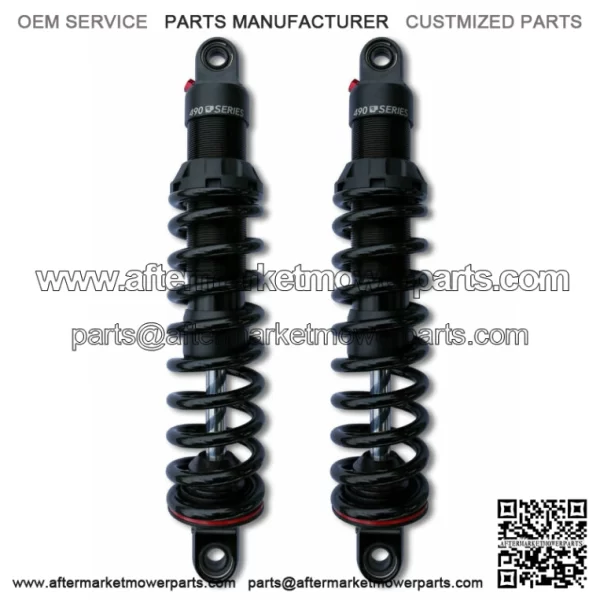 12" Progressive Suspension Black 490 Sport Shocks Harley Touring Heavy Duty HD (For: Harley-Davidson)