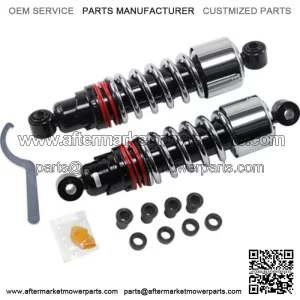 Brand 10.5" 11.5" Slammer Plus Shocks Lowered Chrome Harley 91-17 Dyna FXD (For: Harley-Davidson)