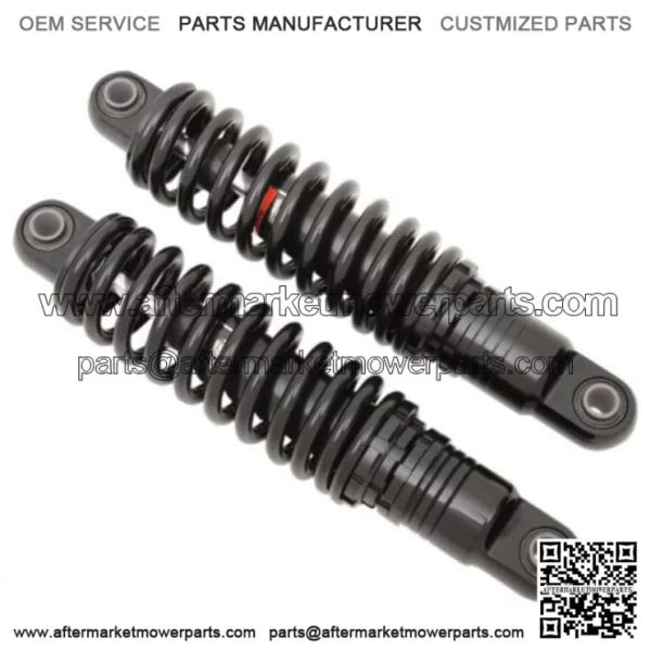 Black 13" Rear Coil Overs Shocks Ride Adjustable Harley Sportster Nitrogen Gas (For: Harley-Davidson)