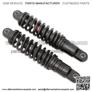 Black 11" Rear Coil Overs Shocks Ride Adjustable Harley Sportster Nitrogen Gas (For: Harley-Davidson)
