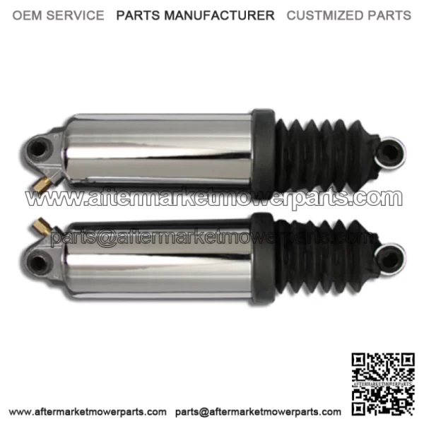 AEE Chrome Lowering 3/4" Air Shocks Set Pair 11.5" Harley Touring 91-96 (For: Harley-Davidson)