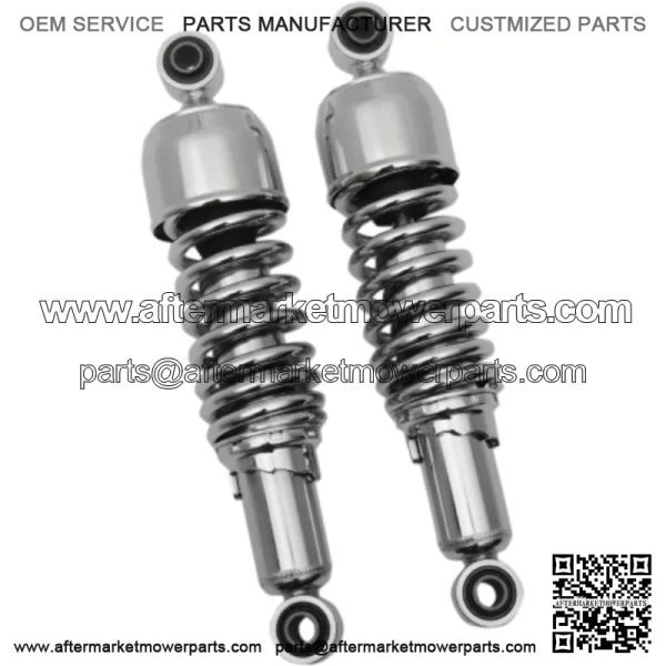 Chrome 12" Replacement Nitrogen Shock Absorbers Harley Dyna FXD (For: Harley-Davidson)