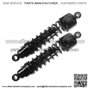 12" Progressive Black 412 Heavy Duty Performance Shocks Pair 91-2017 Harley Dyna (For: Harley-Davidson)
