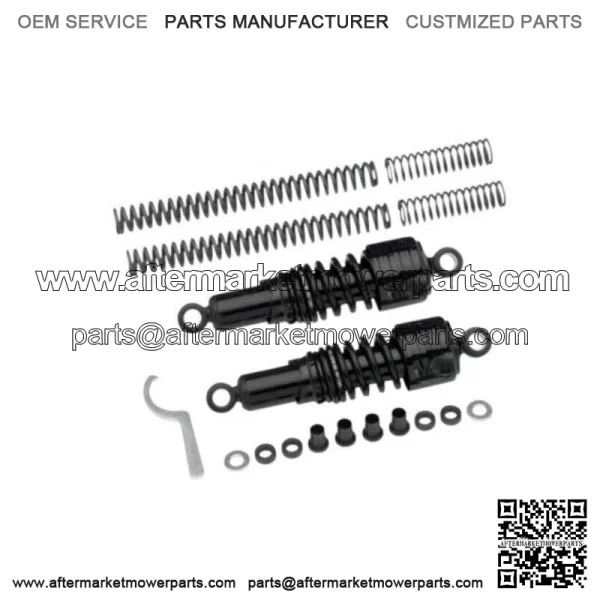 Black Slammer Shocks + Fork Springs Lowering Kit 88-03 Harley Sportster XL (For: Harley-Davidson)