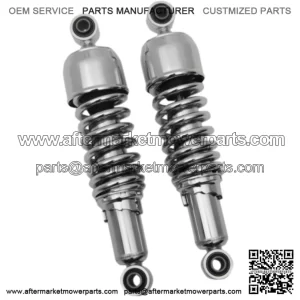 Chrome 13" Replacement Nitrogen Shock Absorbers Harley Touring (For: Harley-Davidson)