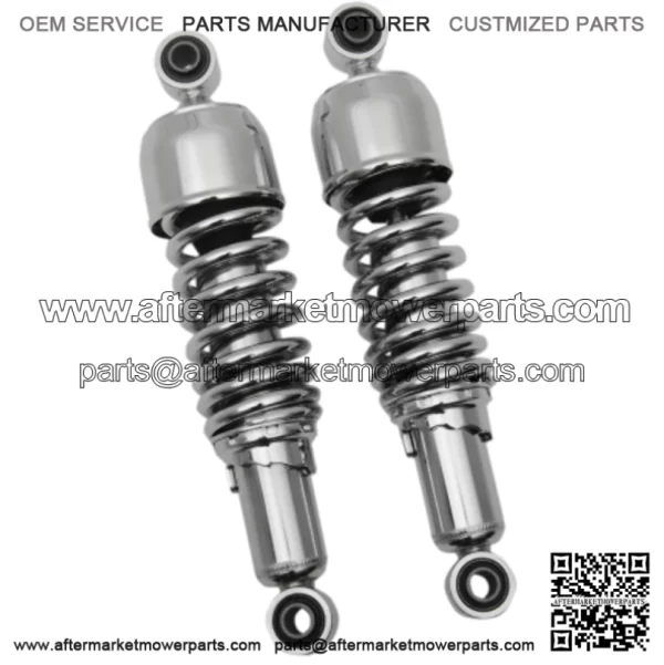 Chrome 13" Replacement Nitrogen Shock Absorbers Harley Touring (For: Harley-Davidson)