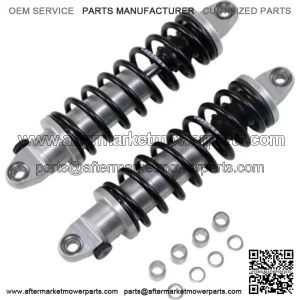 Legend Revo-A Coil Suspension 12 Standard Silver Adjustable Shocks Harley 04+ XL (For: Harley-Davidson)