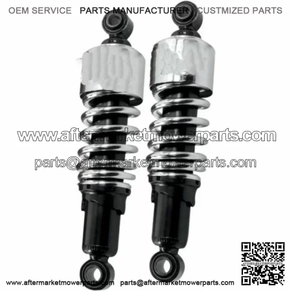 New Chrome 10.5" Slammer Rear Shocks Lowering Kit 1984-2020 Harley Touring (For: Harley-Davidson)