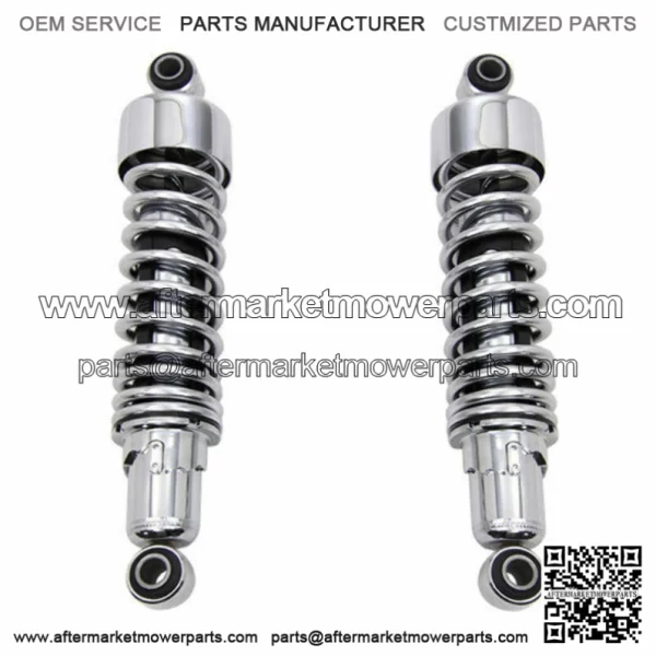 Chrome 10.5" Slammer Lowering Rear Shocks Harley 2006-2020 Sportster 883 1200 XL (For: Harley-Davidson)
