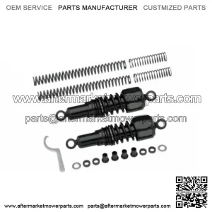 Black Slammer Shocks + Fork Springs Lowering Kit 04-15 Harley Sportster XL (For: Harley-Davidson)