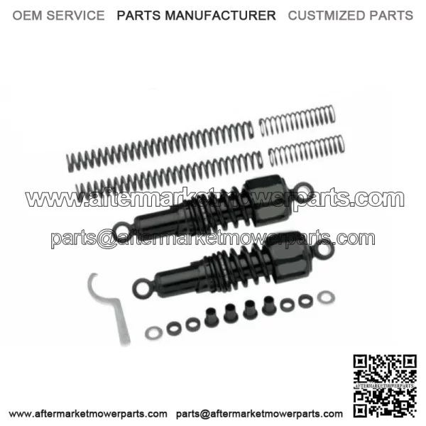 Black Slammer Shocks + Fork Springs Lowering Kit 04-15 Harley Sportster XL (For: Harley-Davidson)