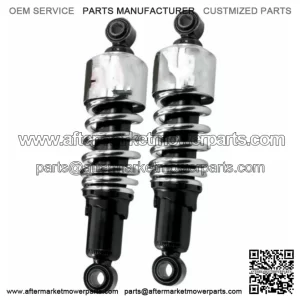 Chrome 10.5" Slammer Rear Shocks Lowering Kit 2004-2020 Harley Sportster (For: Harley-Davidson)
