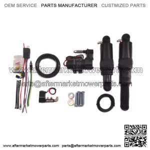 Dirty Air Black Rear Aluminum Air Ride Shocks Suspension Kit Pair Harley V-Rod (For: Harley-Davidson)